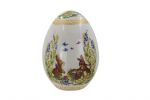 Uovo "Easter Bunny coniglio nel cestino" cm 10, art 983101A