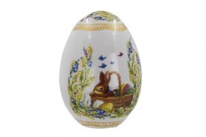 Uovo "Easter Bunny coniglietto che dorme"( art 983102b sulla scatola) cm 10, art 983101B